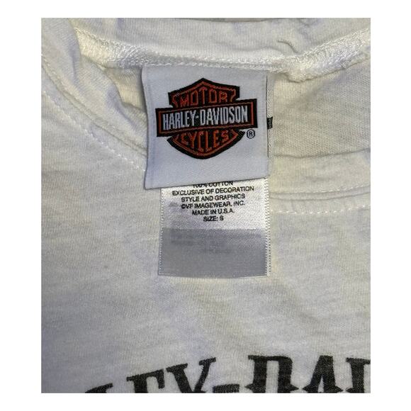 Harley Davidson Rose T-Shirt Size Small - Picture 2 of 3